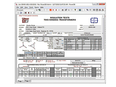 Acceptance & Maintenance Test Data Managementr Software PowerDB Pro